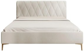 Franciaágy 180 cm Tikka 180  (bézs + arany). 1099410