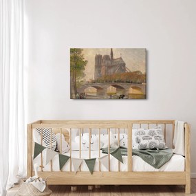 Kép - Robert William Vonnoh, Notre Dame de Paris, reprodukciók (90x60 cm)