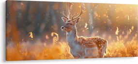 Kép - Szarvas a mezőn (120x50 cm)