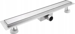 Sunrik lineáris lefolyó 70 cm rozsdamentes acél szifonnal és zuhanyszűrővel