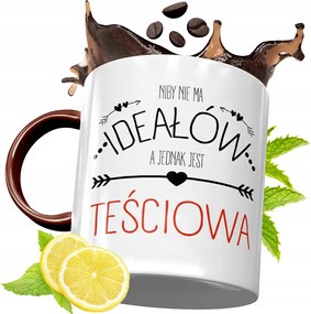 Bordó Bögre Anyósnak Születésnapra Ajándék fényképes nyomattal