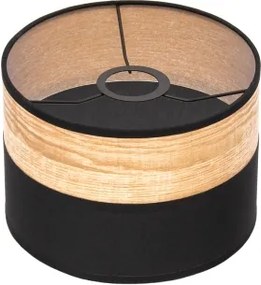 ALBA kábeles függeszték 3xE27/15W/230V fekete/barna