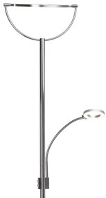 Brilliant - LED dimmelhető állólámpa DEMIAN 2xLED/12W/230V fényes króm