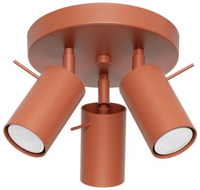 Sollux SL.1509 - Spotlámpa RING 3xGU10/10W/230V piros