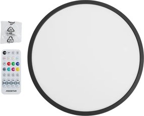 Brilagi - LED RGBW dimmelhető mennyezeti lámpa VIBE LED/36W/230V 3000-6500K fekete + távirányító