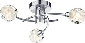 DAR LIGHTING SEA5346 SEATTLE Mennyezeti Csillár Szatén Króm G9 IP20