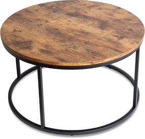 Dohányzóasztal Rusztikus Tölgy Színben. TIM MAX