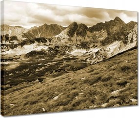 Vászonkép 40x30 Tátra Lengyel hegyek Kilátás