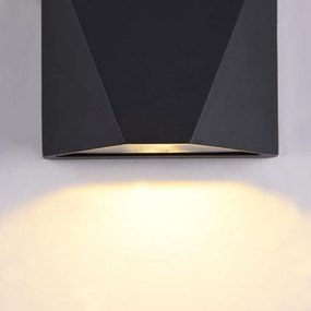 MAYTONI O577WL-L5B BEEKMAN Modern Kültéri Fali Lámpa Fekete LED IP54