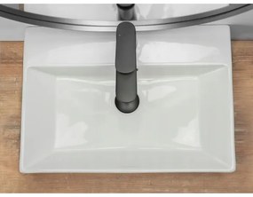 REA-U8701 - BONITA ráültethető mosdó 36x51 cm kerámia/fényes fehér