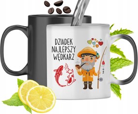 Mágikus Bögre Horgászoknak Színváltós, fényképes nyomattal