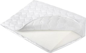 Bellatex Fehér, varrott, ék alakú fejtámla, 80 x 50 x 20 cm
