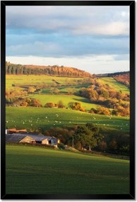 Poszterek keretben 40x60 Hegyi völgy