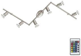 Eglo Eglo 75387 - LED RGB Dimmelhető spotlámpa BUZZ-C 6xGU10/4W/230V + távirányító EG75387
