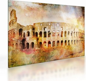 Kép - Digitális festészet, Colosseum, Róma, Olaszország (üvegen) (70x50 cm)