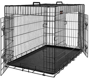 FEANDREA kutyaketrec, 2 ajtós, 92,5 x 57,5 x 64 cm