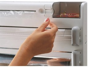 Papírtekercsek / alumínium fólia / műanyag fólia támogatása, Leifheit, Parat Plus, műanyag, fehér