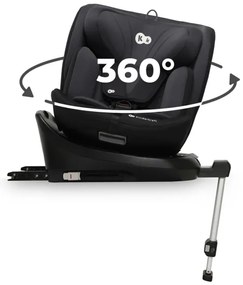 KINDERKRAFT - Autósülés I-360 i-Méret (40-150 cm) fekete