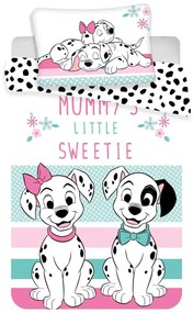 Disney 101 Kiskutya Sweetie gyerek, ovis ágyneműhuzat 100×135cm, 40×60 cm