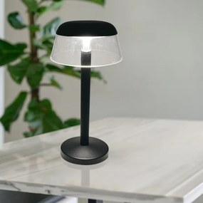 LED Dimmelhető újratölthető érintőképernyős asztali lámpa LED/3W/5V 3000-6000K fekete