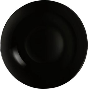 Diwali mélytányér fekete tésztaleveshez 20cm Luminarc üveg