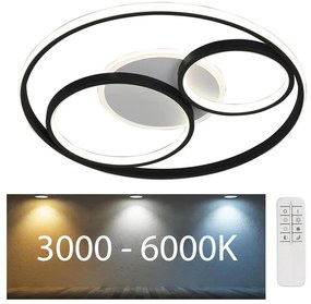 Rabalux - LED Dimmelhető mennyezeti lámpa LED/50W/230V 3000-6000K + távirányító