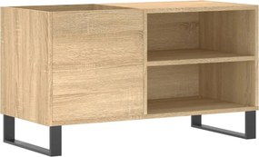 vidaXL sonoma tölgy színű szerelt fa hanglemezszekrény 85x38x48 cm
