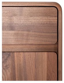 Barna diófa komód 90x110x45 cm Fawn – Gazzda