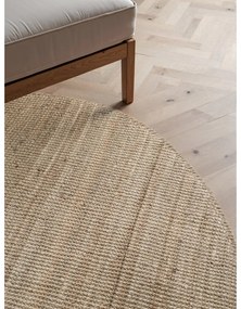 Szürkésbarna juta kerek szőnyeg ø 200 cm Bouclé Jaipur – Hanse Home
