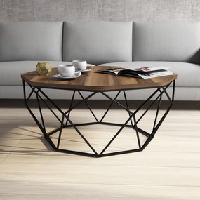 Dohányzóasztal Diamond - Walnut