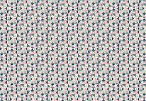 Fotótapéta Pasztell geometria Háromszögek finom színek 254x184 +ragasztó