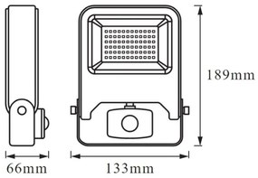 Ledvance - LED Reflektor érzékelővel ENDURA LED/20W/230V IP44