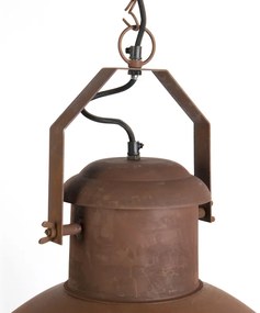 Ipari függőlámpa rozsdabarna aranyszínű belsővel - Engine