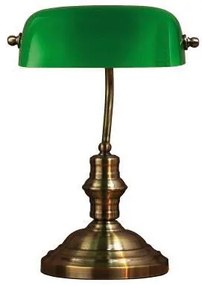 Markslöjd Bankers asztali lámpa 1x40 W patina 105931