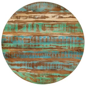 Tömör újrahasznosított fa dohányzóasztal 65 x 32 cm