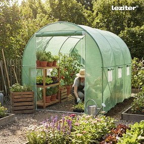 Fóliasátor 200x200x300 cm erősített vázzal+fólia