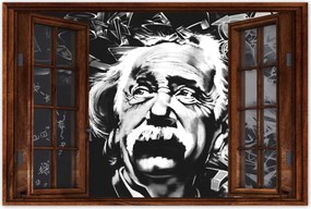 Poszterek 90x60 Albert Einstein Graffiti