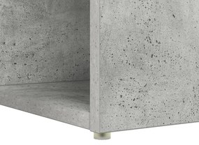 Íróasztal Beton szürke Mérnöki fa betonfelülettel Közepes