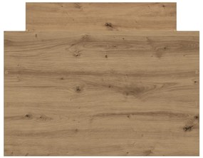 Ágykeret Matrac Nélkül Szerelt Tölgy 75x190 cm Szerelt Fa
