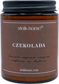 Szójagyertya Csokoládé illatgyertya édes 150ml Słoik Home