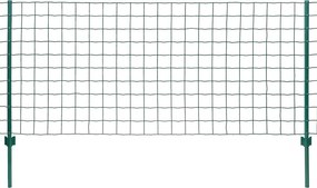 vidaXL Euro Fence zöld acélkerítés 20 x 0,8 m