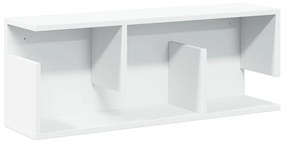 fehér szerelt fa faliszekrény 80 x 20 x 30 cm
