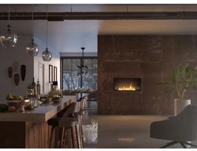 InFire - Beépített BIO kandalló 49,4x104,4 cm 6kW fekete