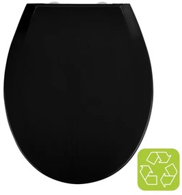 WENKO 23443100-WC ülőke KOS 44x37 cm fekete/ezüst