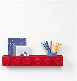 Fali polc, LEGO Brick 6, piros (L41121730)