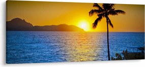Kép - Naplemente a tenger felett (120x50 cm)