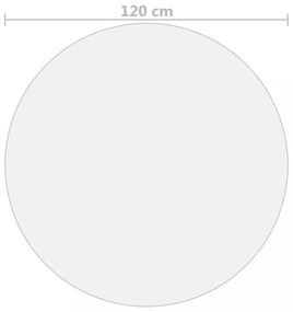 matt PVC védőabrosz Ø 120 cm 2 mm