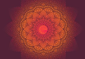 Fotótapéta - Mandala, sötét (147x102 cm)