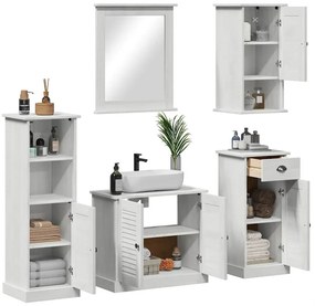 Fürdőszoba bútor szett VIGO 5 pcs antik fehér 37 x 34 x 110 cm