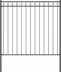 vidaXL Kerítéselem Szürke 170 x 170 cm Acél
